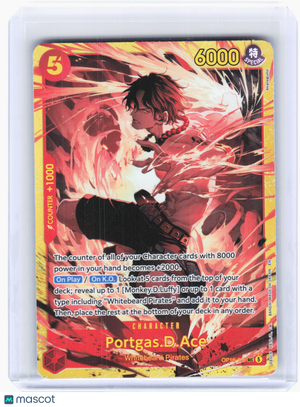 2026 One Piece—Portgas.D.Ace #OP16-118 The Time of Battle—Secret Rare Foil
