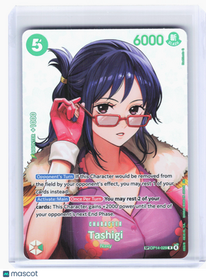 2026 One Piece—Tashigi #OP14-029 The Time of Battle—Rare Foil (SP)