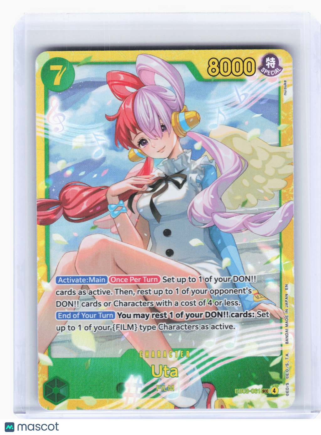2026 Uta #EB03-061 Extra Booster: One Piece Heroines Edition—Secret Rare Foil