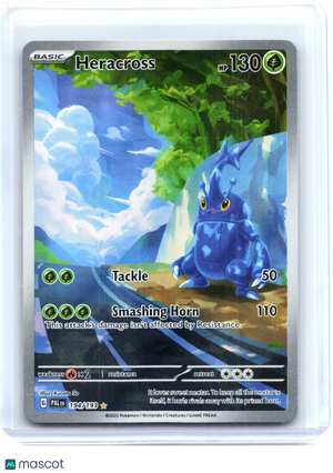 2023 Pokemon—Heracross #194/193 Paldea Evolved—Illustration Rare Holo [MP]
