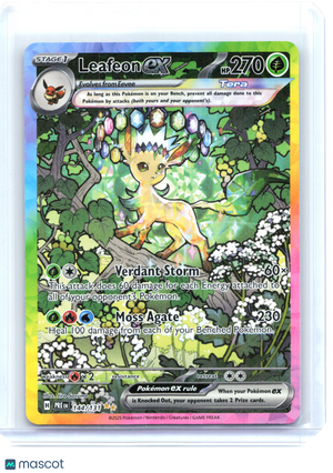 2025 Pokemon—Leafeon ex 144/131 Prismatic Evolutions—Special Illustration Rare
