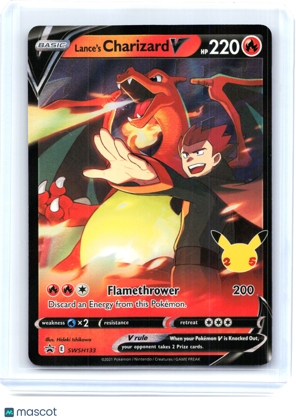2021 Lance's Charizard V #SWSH133 Sword & Shield Promo Cards—Black Star Promo