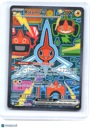 2025 Pokemon—Rotom ex #126/094 Phantasmal Flames—Special Illustration Rare Holo