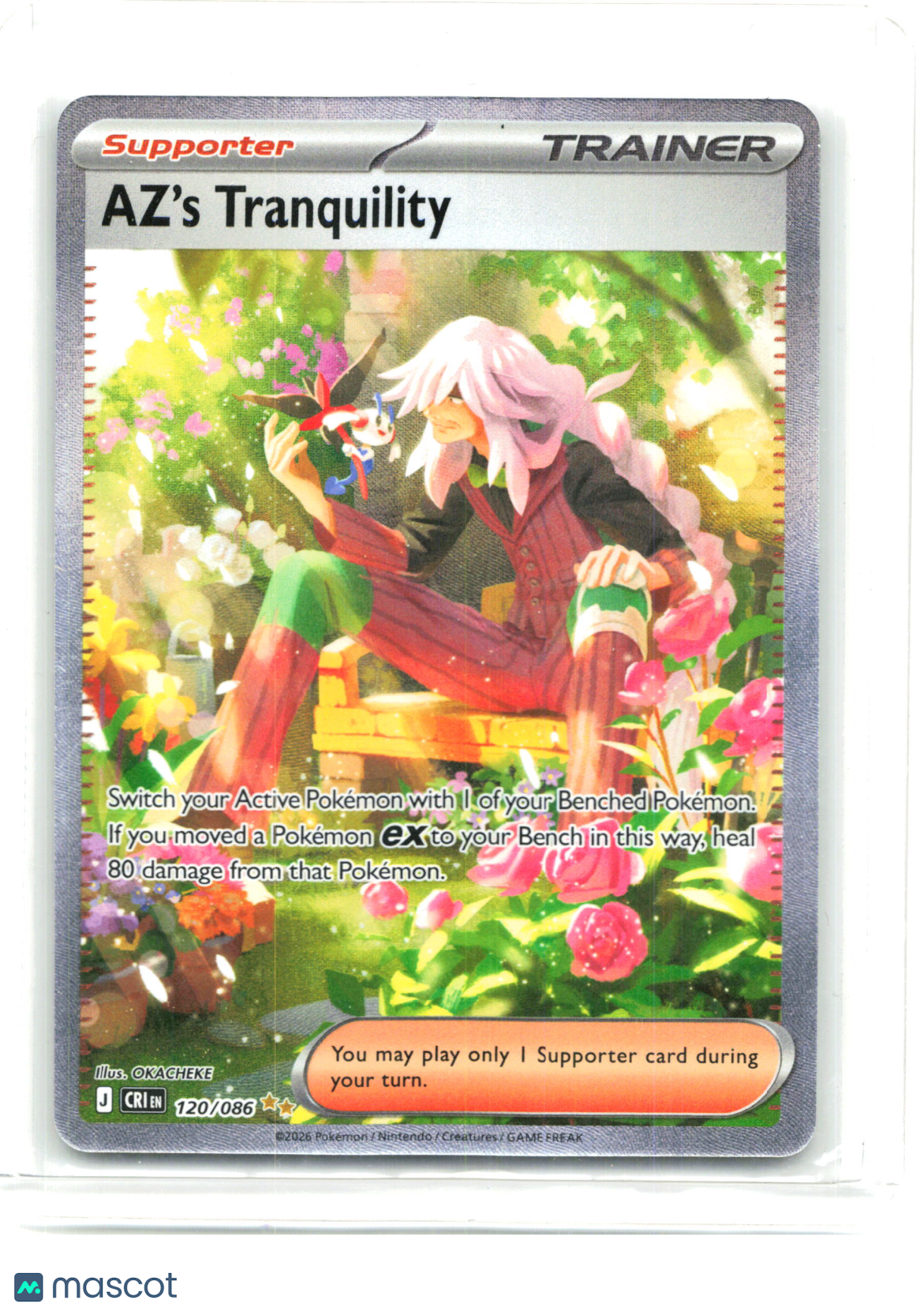 2026 Pokemon—Az's Tranquility #120/086 Chaos Rising—Special Illustration Rare