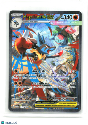 2025 Pokemon—Mega Lucario ex #179/132 Mega Evolution—Special Illustration Rare