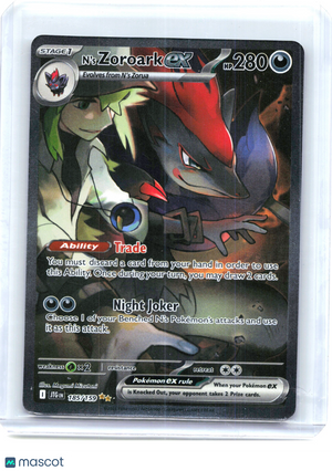 2025 N'S Zoroark ex #185/159 Journey Together—Special Illustration Rare Holo