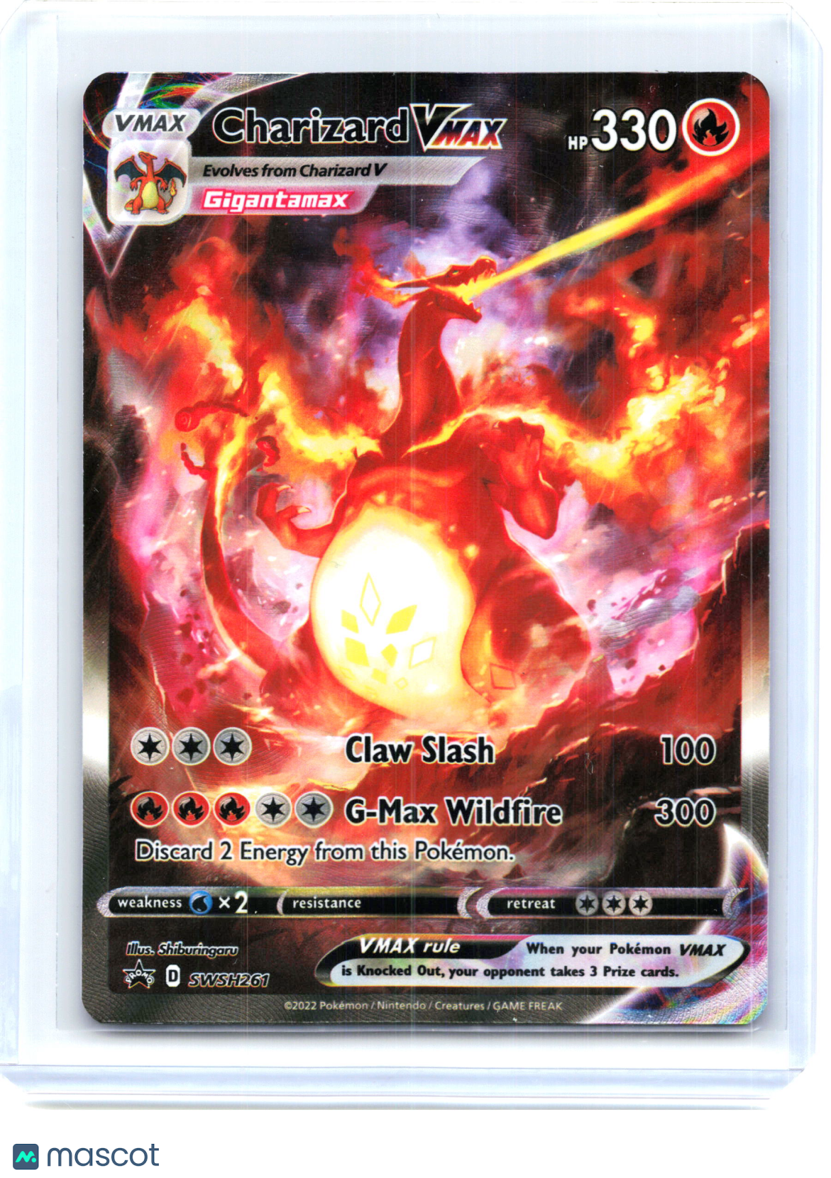 2022 Charizard VMAX #SWSH261 Sword & Shield Promo Cards—Black Star Promo Holo