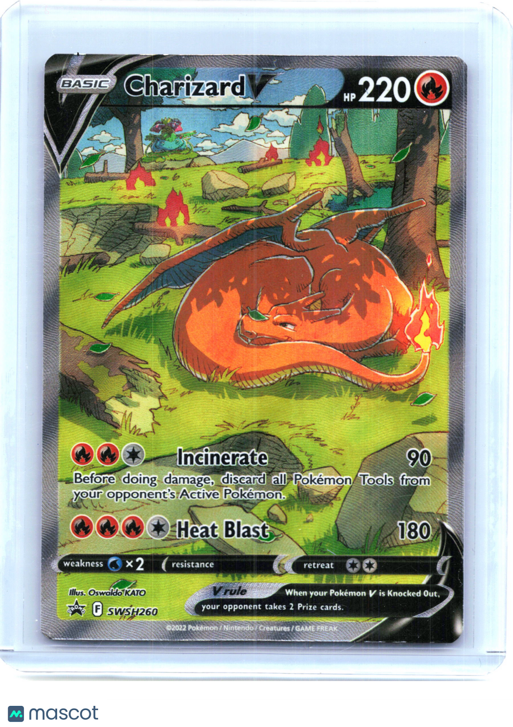 2022 Charizard V #SWSH260 Sword & Shield Promo Cards—Black Star Promo Holo