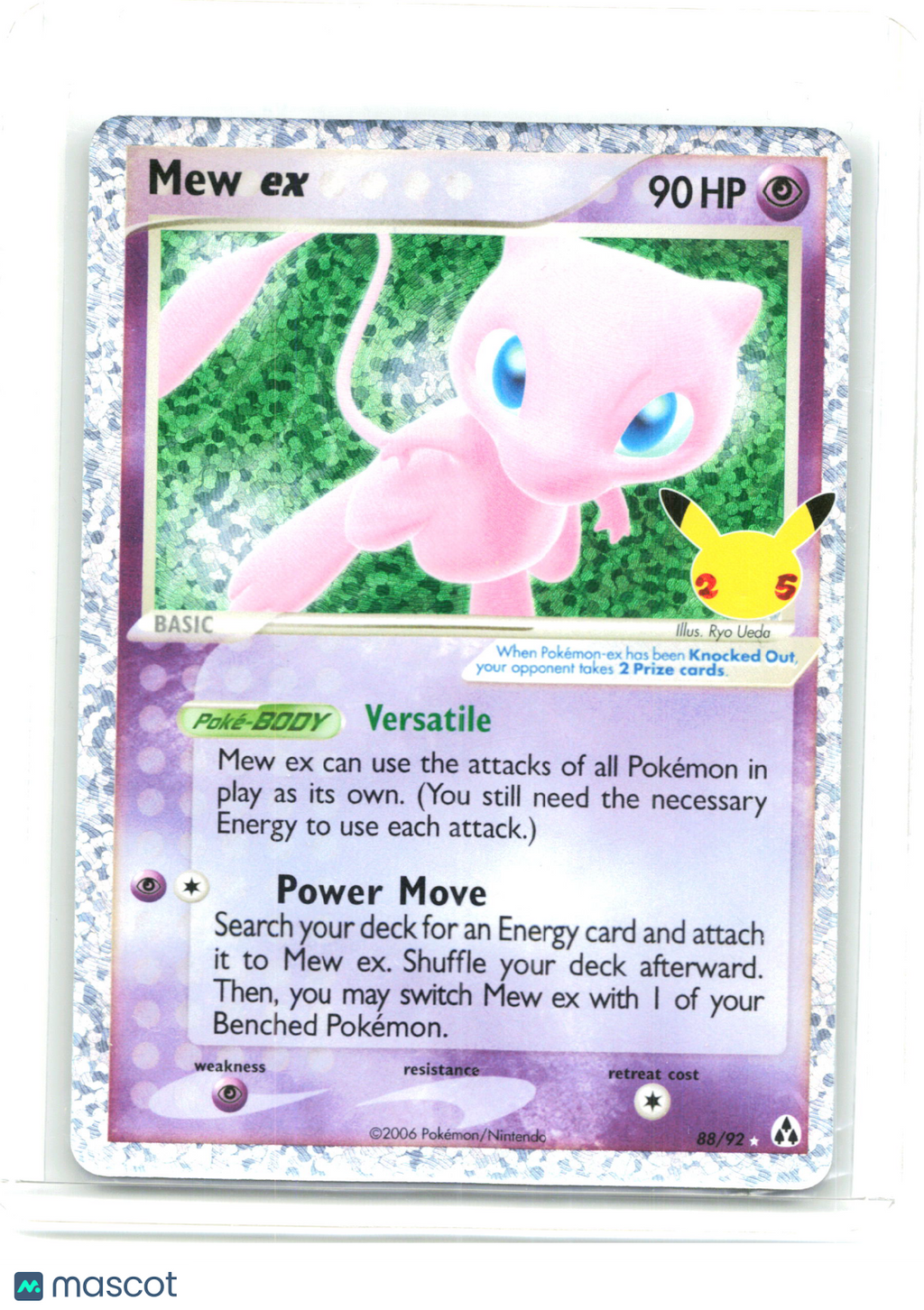 2021 Mew ex #88/92 Celebrations: Classic Collection—Classic Collection Holo