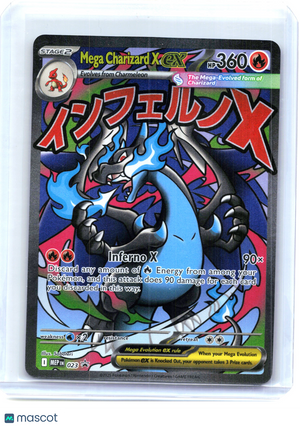 2025 Pokemon—Mega Charizard X ex #023 Mega Evolution Promo—Black Star Promo Holo