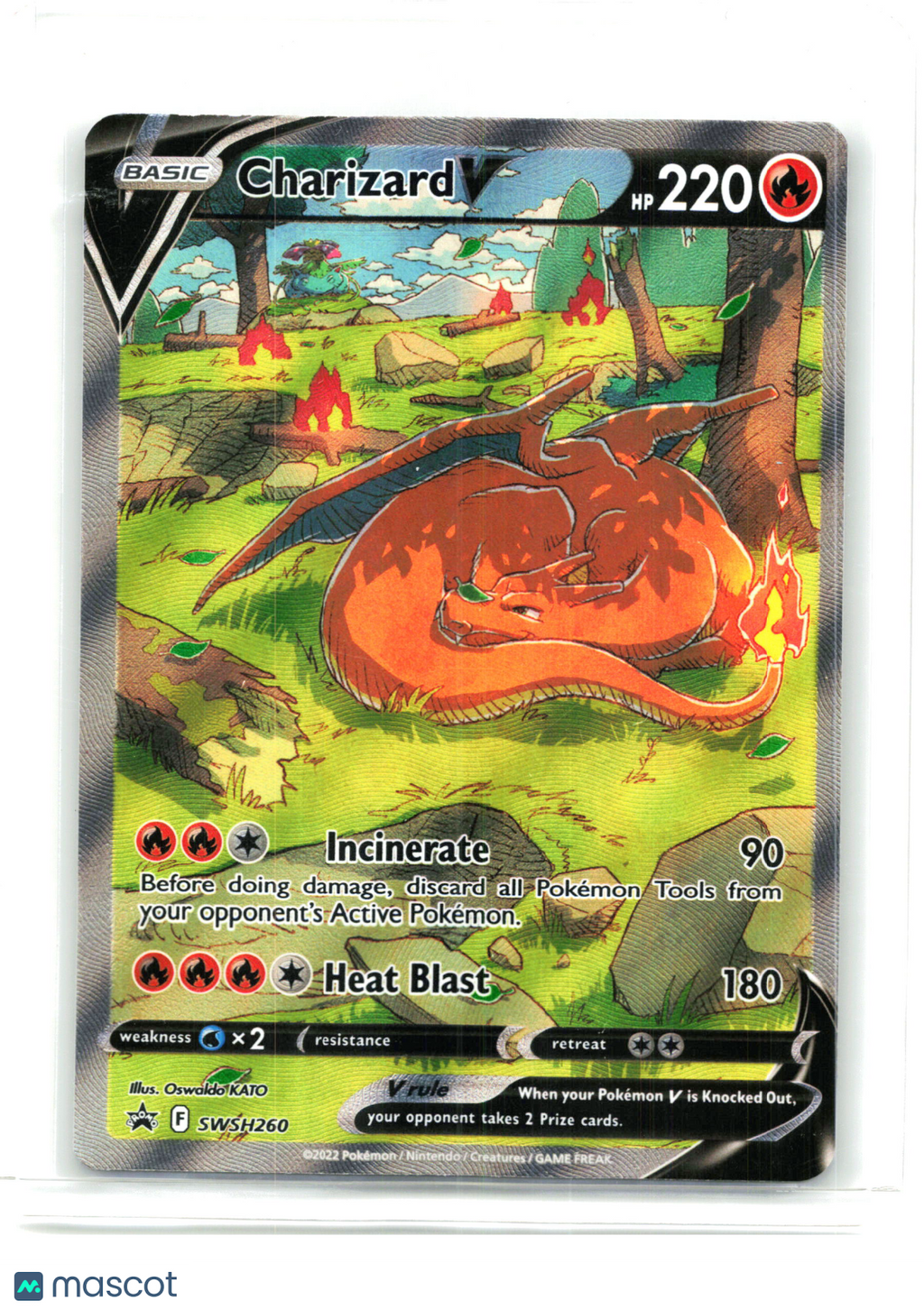 2022 Charizard V #SWSH260 Sword & Shield Promo Cards—Black Star Promo Holo
