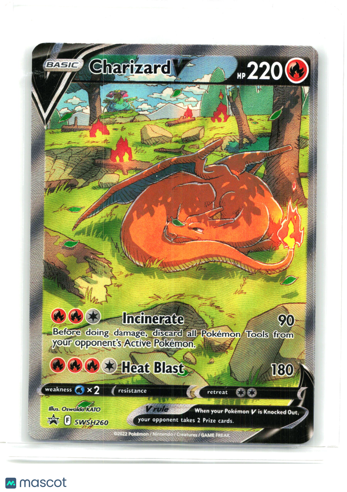 2022 Charizard V #SWSH260 Sword & Shield Promo Cards—Black Star Promo Holo