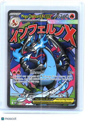 2025 Pokemon—Mega Charizard X ex #023 Mega Evolution Promo—Black Star Promo Holo