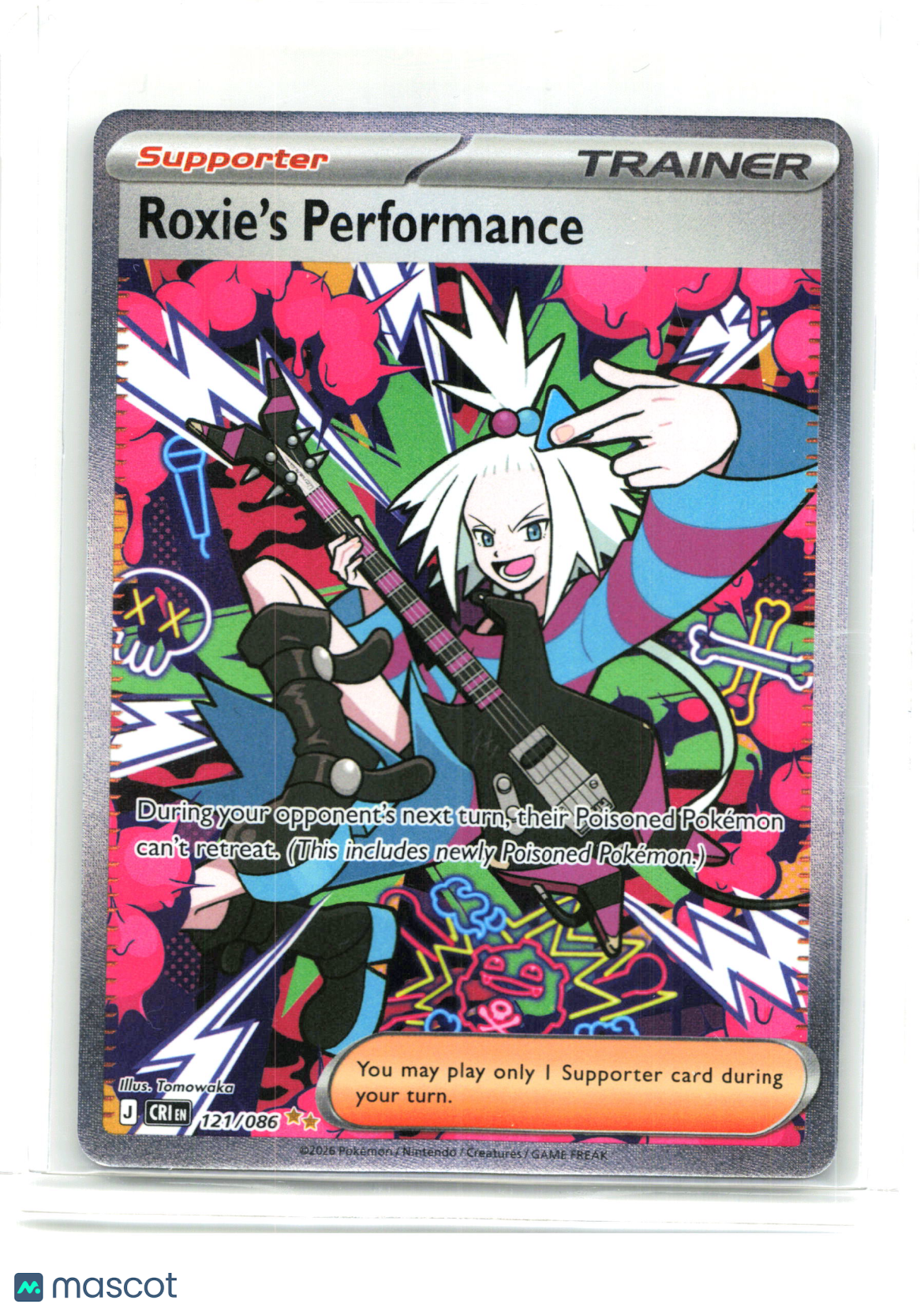 2026 Roxie's Performance #121/086 Chaos Rising—Special Illustration Rare Holo