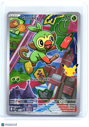 2026 Pokemon—Grookey #052 Mega Evolution Promo—Black Star Promo Holo