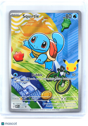 2026 Pokemon—Squirtle #039 Mega Evolution Promo—Black Star Promo Holo