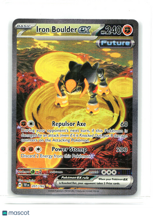 2024 Iron Boulder ex #207/162 Temporal Forces—Special Illustration Rare Holo