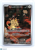 2025 Team Rocket's Meowth #203/182 Destined Rivals—Illustration Rare Holo