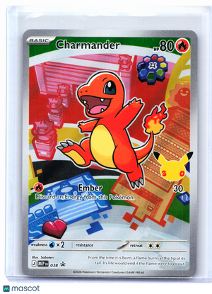 2026 Pokemon—Charmander #038 Mega Evolution Promo—Black Star Promo Holo