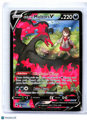 2022 Pokemon—Galarian Moltres V #TG20/TG30 Astral Radiance Trainer Gallery—UR