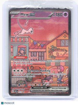 2023 Pokemon—Mew ex #053 Scarlet & Violet—Black Star Promo Holo (Sealed)
