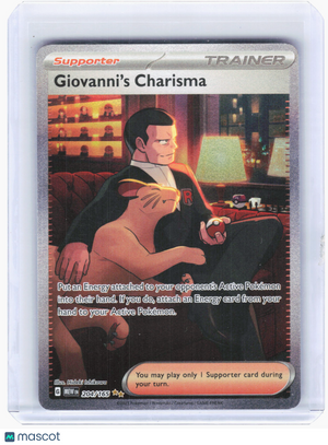 2023 Pokemon—Giovanni's Charisma #204 Scarlet & Violet 151—SIR Holo