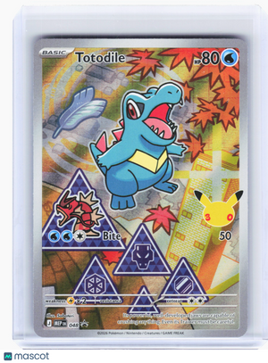 2026 Pokemon—Totodile #048 Mega Evolution Promo—Black Star Promo Holo