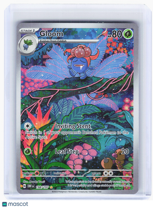 2023 Pokemon—Gloom #198 Obsidian Flames—Illustration Rare Holo