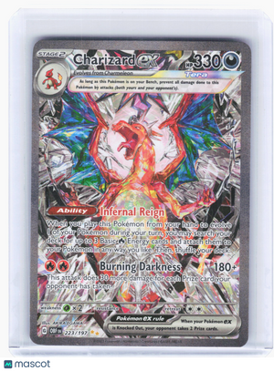 2023 Pokemon—Charizard ex #223 Obsidian Flames—Special Illustration Rare Holo