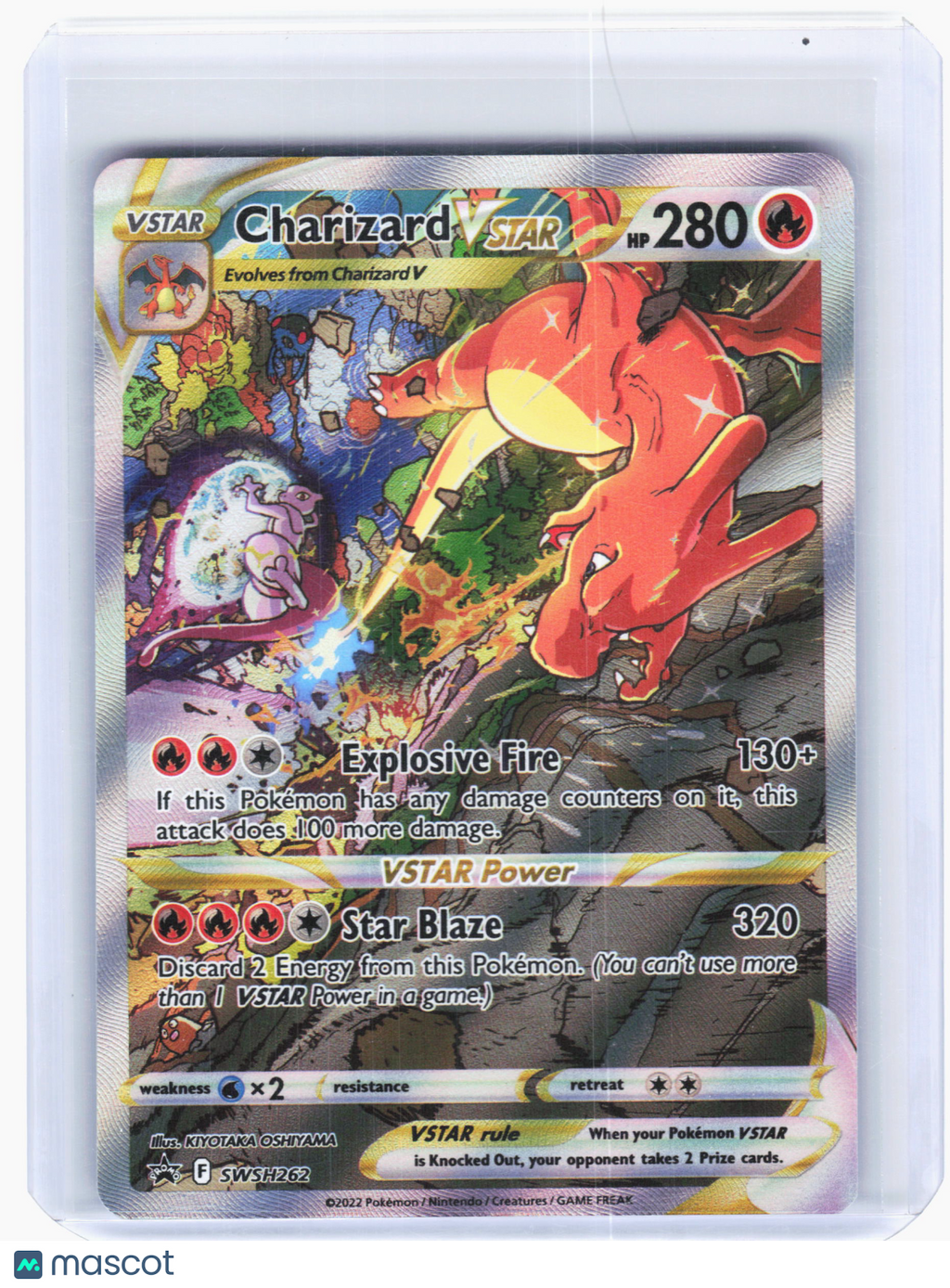 2022 Pokemon—Charizard VSTAR #SWSH262 Sword & Shield—Black Star Promo Holo