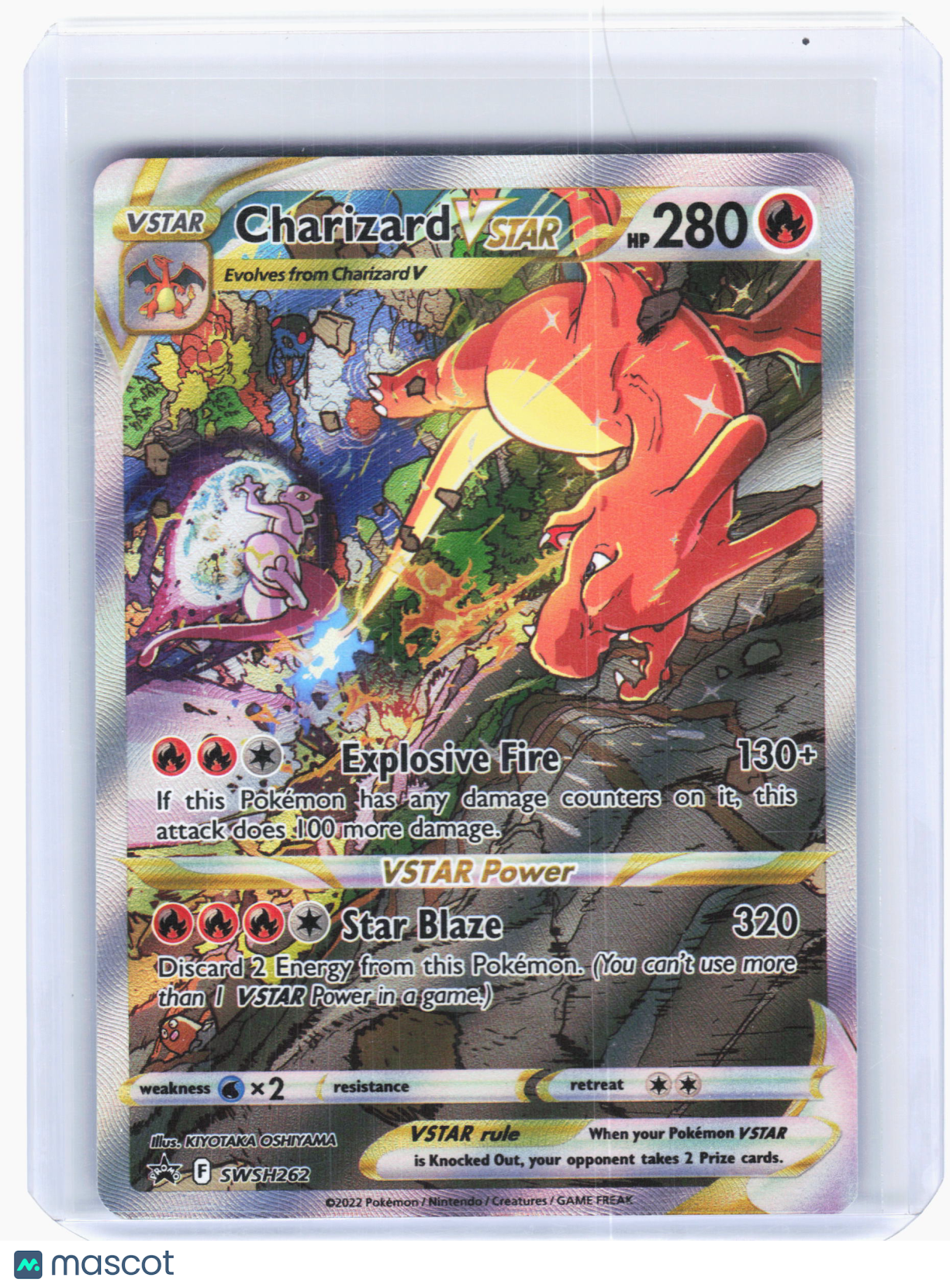 2022 Pokemon—Charizard VSTAR #SWSH262 Sword & Shield—Black Star Promo Holo