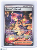 2025 Pokemon—Acerola's Mischief #183 Mega Evolution—SIR Holo