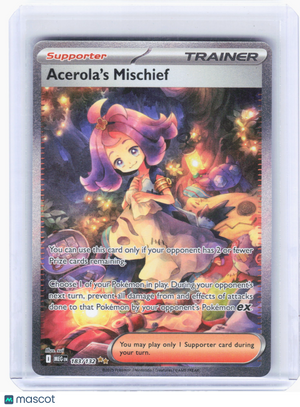 2025 Pokemon—Acerola's Mischief #183 Mega Evolution—SIR Holo