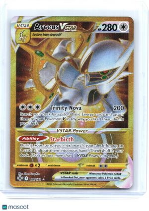 2022 Pokemon—Arceus VSTAR #184/172 Brilliant Stars—Secret Rare Holo