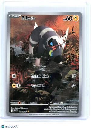 2025 Pokemon—Blitzle 114/086 White Flare—Illustration Rare Holo [Lightly Played]