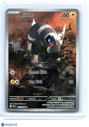 2025 Pokemon—Blitzle 114/086 White Flare—Illustration Rare Holo [Lightly Played]