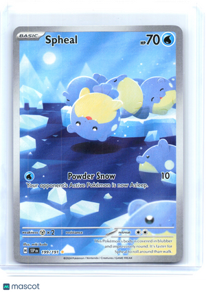 2024 Spheal #199/191 Surging Sparks—Illustration Rare Holo [Lightly Played]