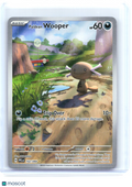 2025 Paldean Wooper #102/094 Phantasmal Flames—Illustration Rare Holo [LP]