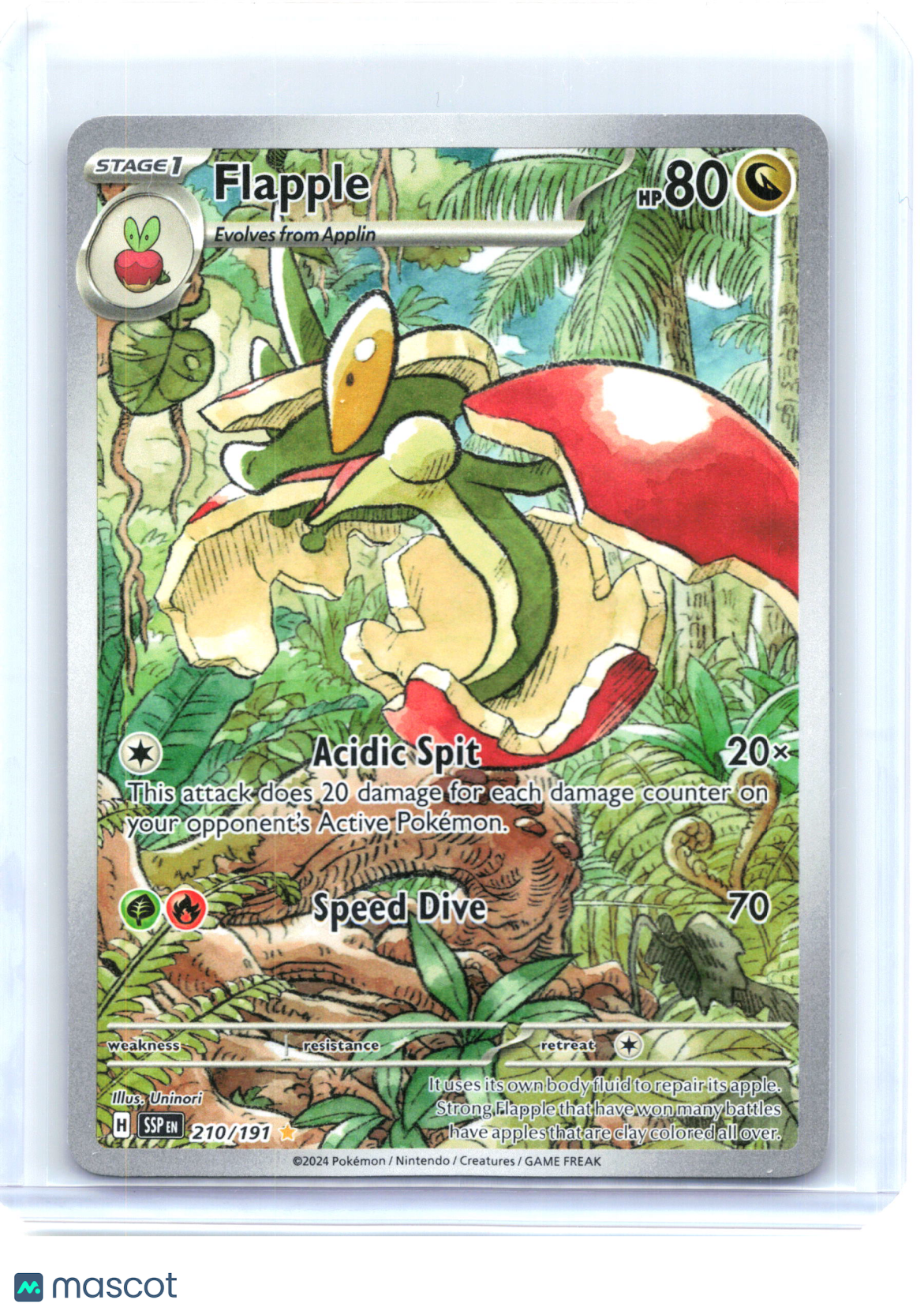 2024 Flapple #210/191 Surging Sparks—Illustration Rare Holo [Lightly Played]