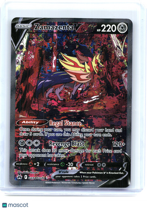 2023 Zamazenta V #GG54/GG70 Crown Zenith: Galarian Gallery—Ultra Rare Holo [LP]