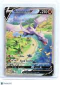 2022 Pokemon—Aerodactyl V #180/196 Lost Origin—Ultra Rare Holo [Damaged]