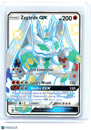 2019 Pokemon—Zygarde GX #SV65/SV94 Hidden Fates: Shiny Vault—Shiny Holo Rare