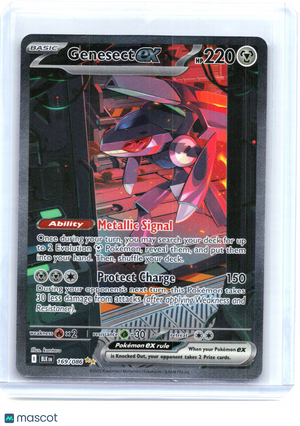 2025 Pokemon—Genesect ex #169/086 Black Bolt—Special Illustration Rare Holo