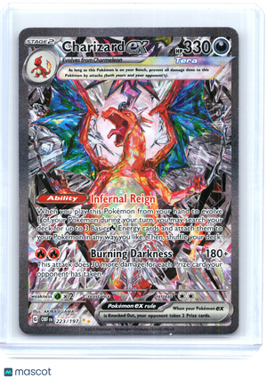 2023 Charizard ex #223/197 Obsidian Flames—Special Illustration Rare Holo [LP]