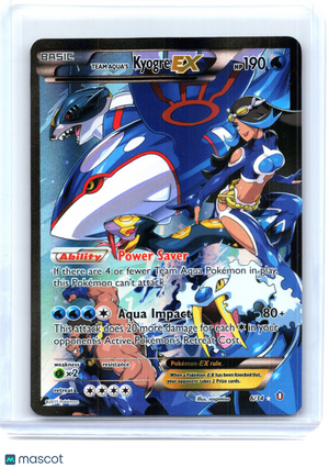 2015 Team Aqua's Kyogre EX #6/34 Double Crisis—Ultra Rare Holo [Lightly Played]