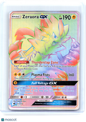 2018 Zeraora GX #221/214 Lost Thunder—Secret Rare Holo [Moderately Played]