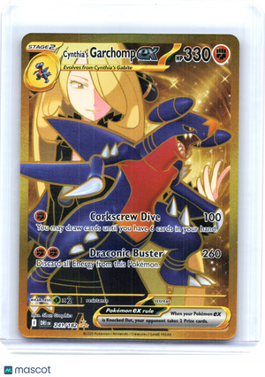2025 Pokemon—Cynthia's Garchomp ex #241/182 Destined Rivals—Hyper Rare Holo