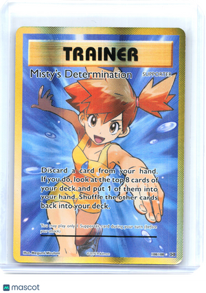2016 Pokemon—Misty's Determination #108/108 Evolutions—Ultra Rare Holo