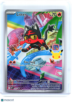 2026 Pokemon—Litten #044 Mega Evolution Promo—Black Star Promo Holo
