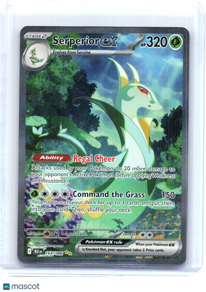2025 Pokemon—Serperior ex #164/086 Black Bolt—Special Illustration Rare Holo
